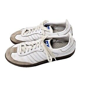 Adidas Samba Women's sz 10.5 Low Sneakers White & Sand